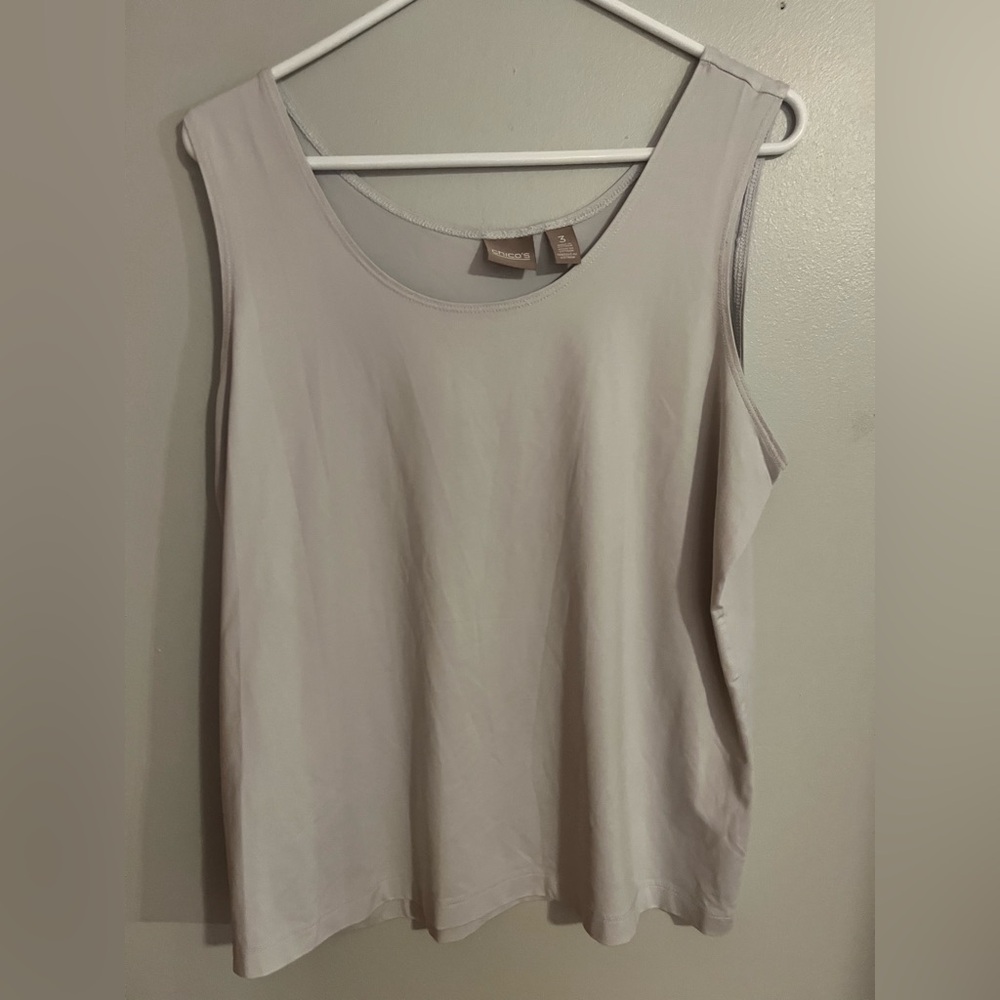 Chico's‎ Light Beige Tank Top